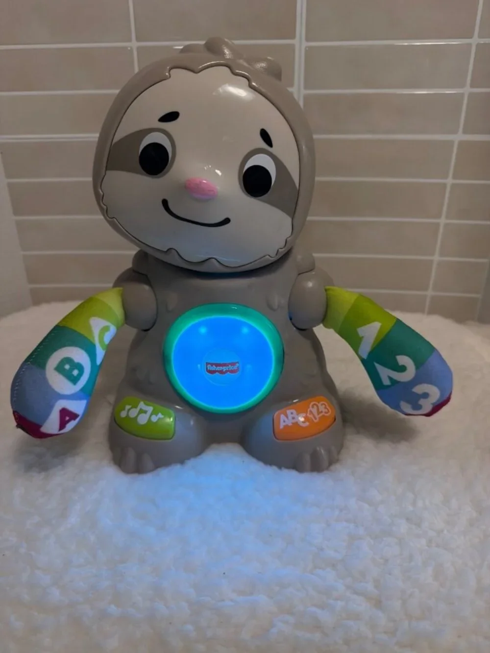 Fisher‑Price Linkimals Smooth Moves Sloth 85+ Songs Lights Learning Toy Works